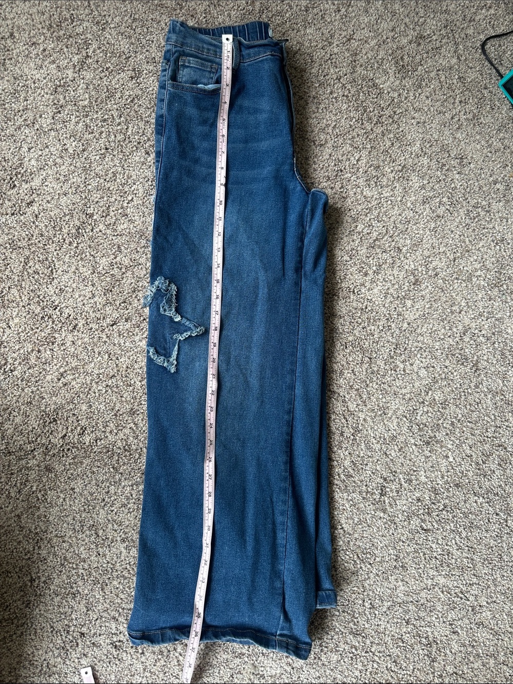Dark Blue Star Jeans - Picture 1 of 4